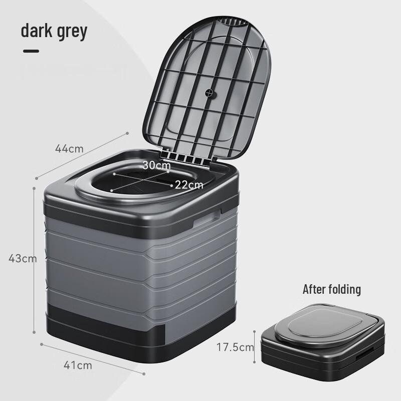 Портативный складной походный туалет Large