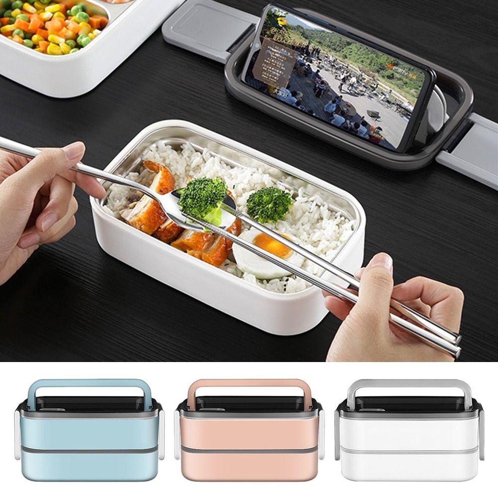 with Compartment Food Storage Container 304 Stainless Steel Insulation Lunch Box  School Children