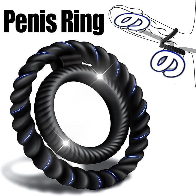 Men's Anti-Ejaculation Sleeve: Locking Ring & G-Spot Massage Trainer