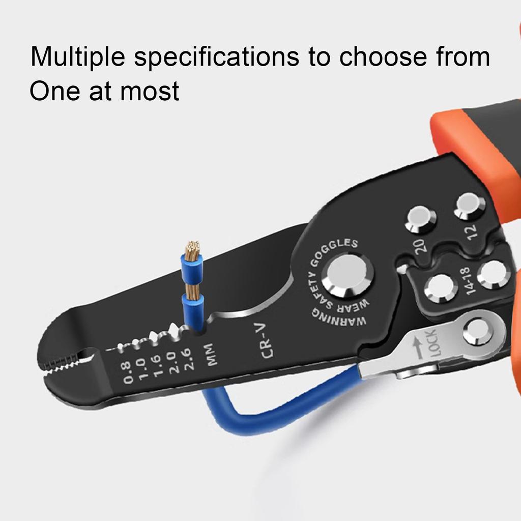 Electrical Wire Stripping Tool Easy Operation with Precision Crimping Function Suitable for Cutting and Pulling Wires