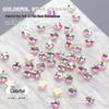 50 Pcs Nail Art Rhinestones: Irregular Shapes, Small Size, Starfish & Pentagram Mix