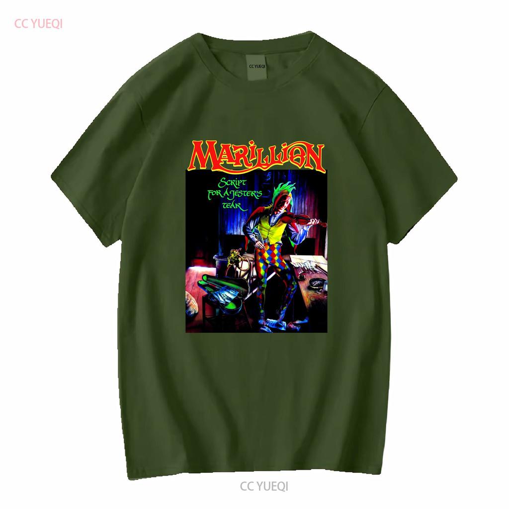NWT Marillion Script for a Jesters Tear English Progressive Rock T Shirt S 4XL long or short sleeves vintage Washed graphic