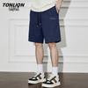 TonLion Men's Pure Cotton Casual Summer Shorts