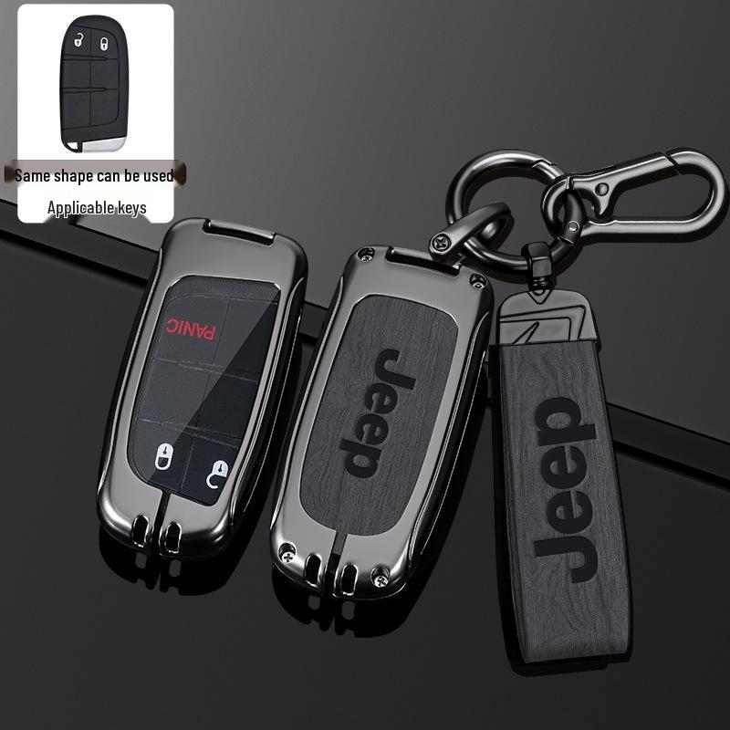 Grand Commander Jeep Key Case - Metal Shell for Cherokee, Compass