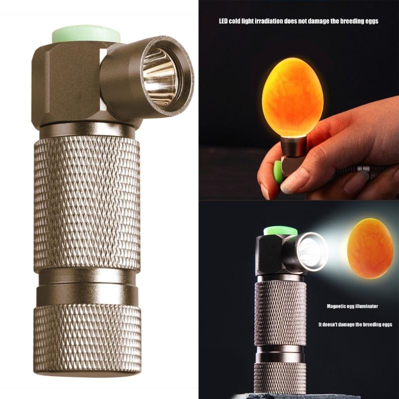 Magnetischer Geflügelstall-Lichtprüfer Helles Kalt-LED-Licht Schierlampe Für Genaue Embryonalwachstumsverfolgung