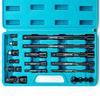 Libraton Extension Bar Socket Universal Total Length Chrome Vanadium Storage Case Set Set, 6.35mm, 9.5mm, 12.7mm Adapter, Joint, 50-250mm, Steel,