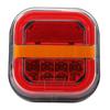 28 LED Stop Marker Lights Trailer Tail Light Waterproof Turn Signal Parking Reversing Brake Lamp for Car Truck Left