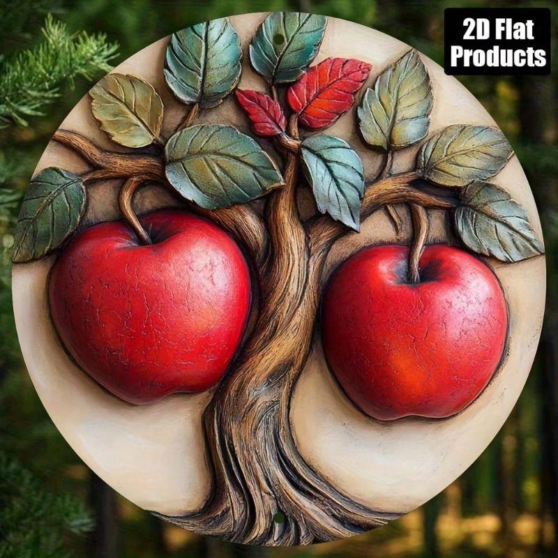 Decorative Metal Wall Art Sign 20x20 Cm Tin Painting