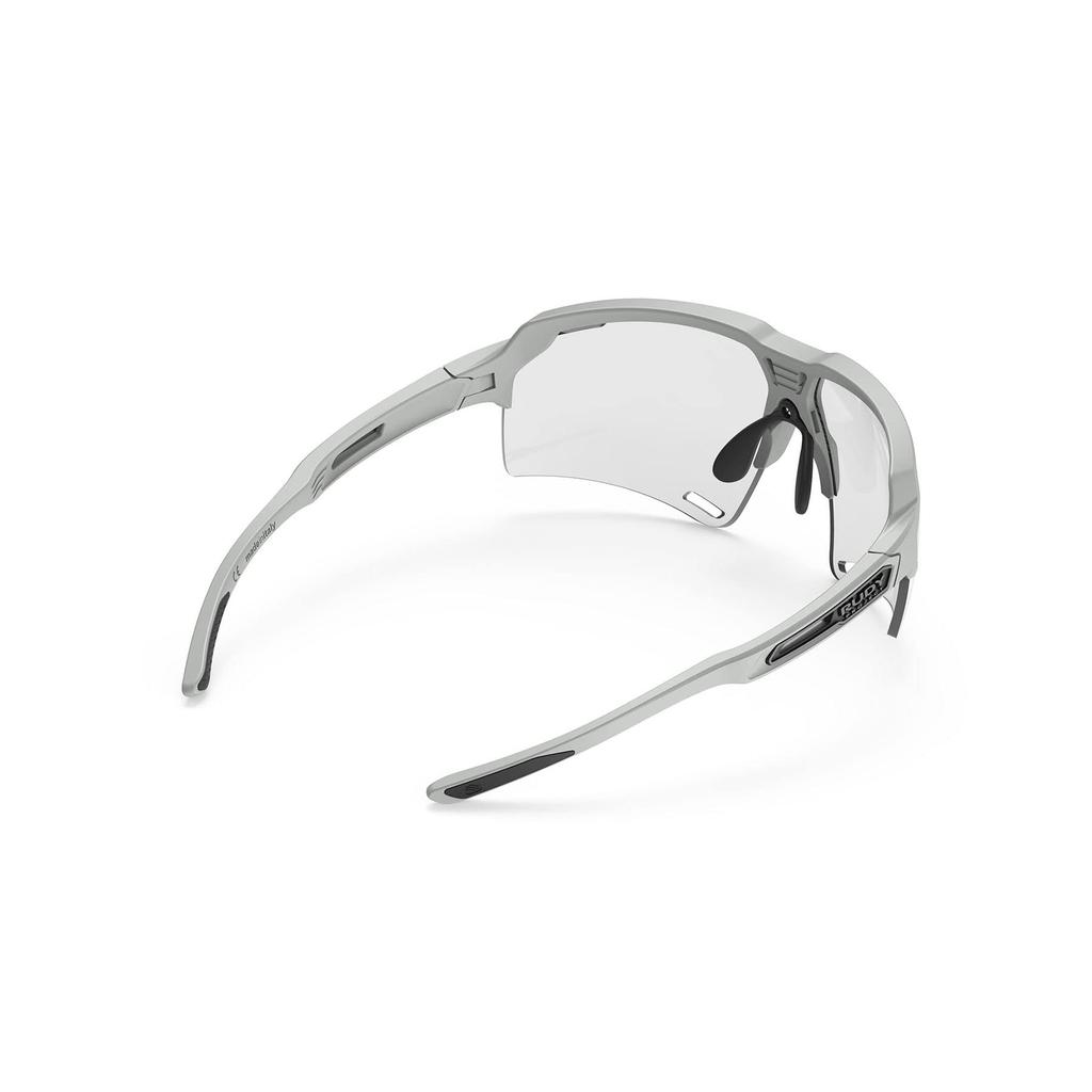 RUDYPROJECT DELTABEAT Sports Light Photochromic Sunglasses, Gray/Impx2 Black, SP747397-0000