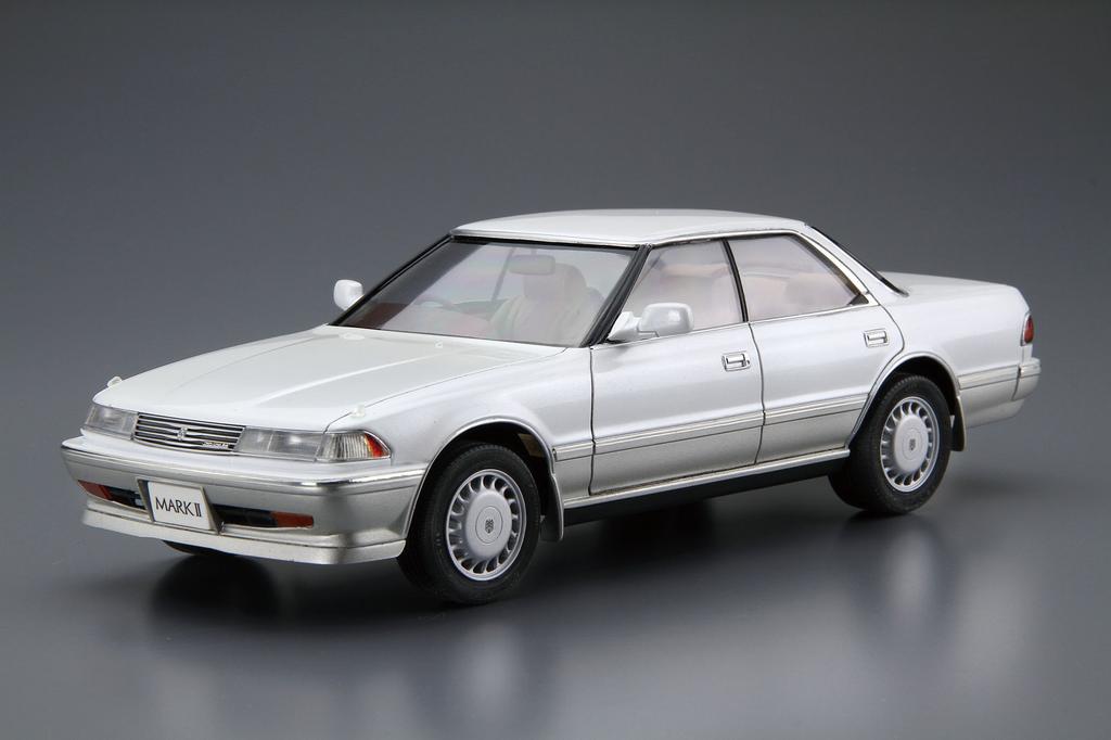 Aoshima Bunka Kyozai The Model Car Series 63 Toyota GZ81 Mark II Grande Twin Cam 24 1988 Plastic Model Kit Co., Ltd. (AOSHIMA) 1/24 No. 2.0
