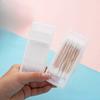 1pcs Portable Clear Small Items Storage Box, Bathroom Organizer Storage Case, Swab Holder Box,Toothpicks Sorting Box, Dust-Proof Storage Box