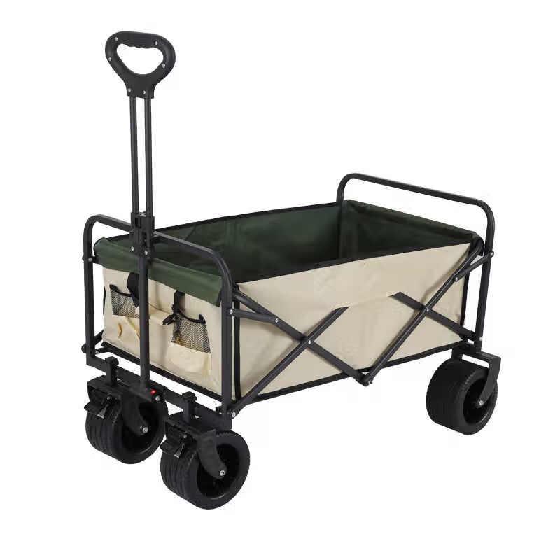 Jiku Foldable Outdoor Utility Cart with Table