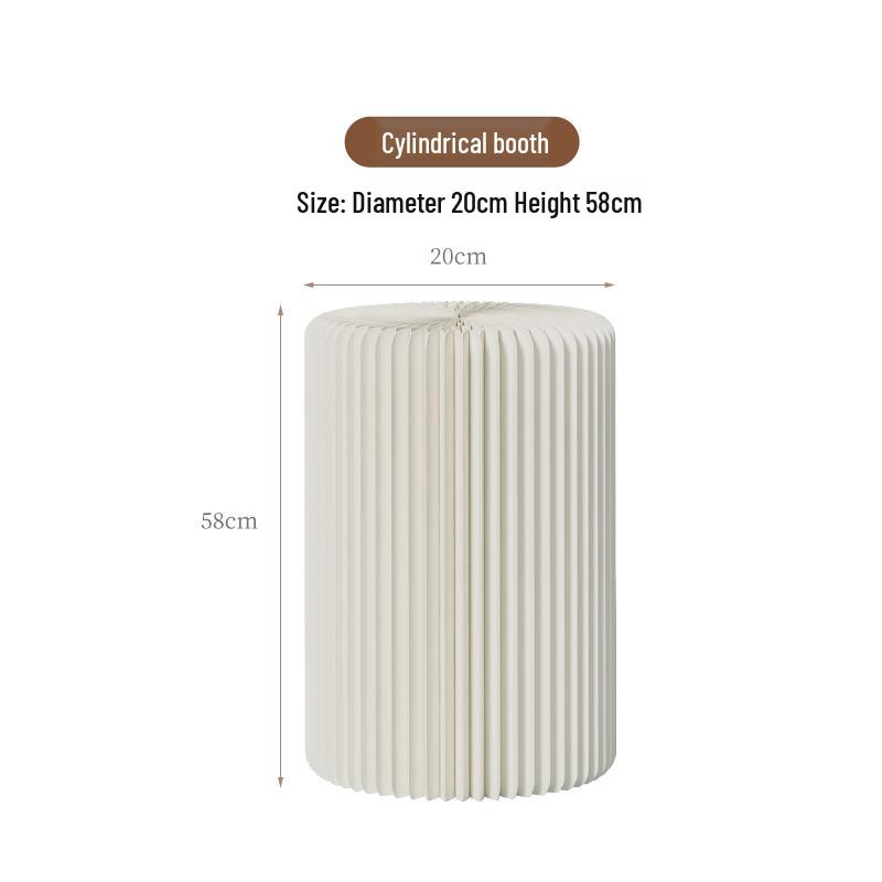 Creative Foldable Cylindrical Display Rack and Wedding Ornament Stand