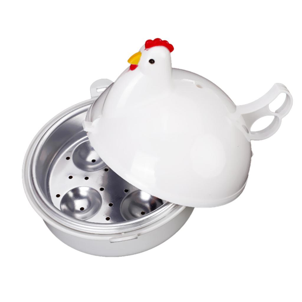 Microwave 4 Egg Cooker Steamer Kitchen
