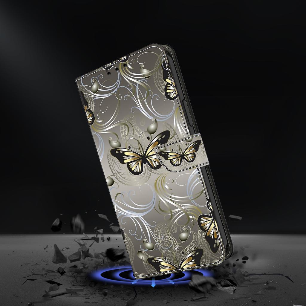For Xiaomi Redmi Note 14 Pro+ 5G Case Wallet Stand Pattern Printing PU Leather Flip Phone Cover