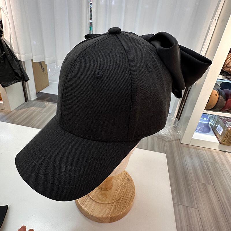 Women s Korean Style Bow Baseball Cap One Size