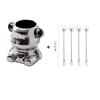 4/6pcs Stainless Steel Dessert Forks With Storage Jar Bear Fruit Fork Set Cute Bear Tableware For Party Tasting Dessert Pickle