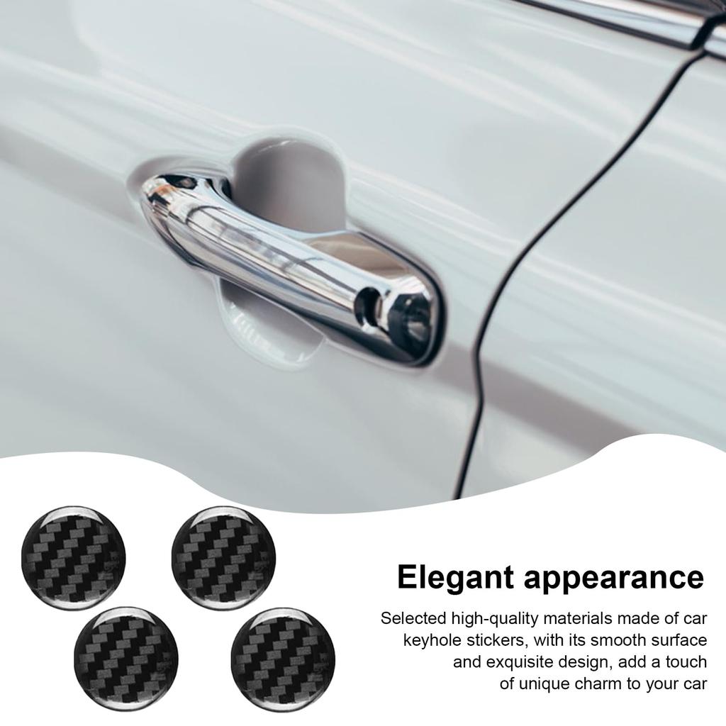 Set of 12 Car Lock Protection Stickers Door Lock Keyhole