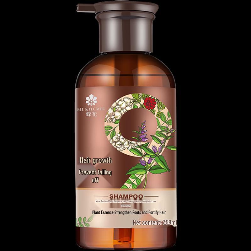 BEE&FLOWER Nine Herbal Extracts Hair Strengthening Shampoo