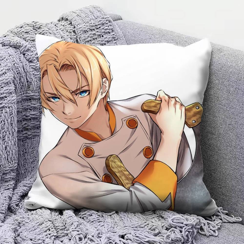 Food Wars Shokugeki no Soma Anime Home Sofa Cushion Covers and Aecorative Custom Pillow Covers