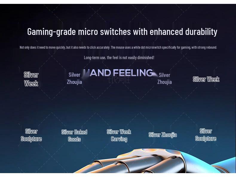 GW Wired Mechanical Gaming Mouse for PC and Laptop