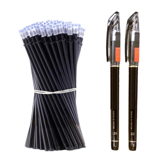 1 szett, 0,38 mm-es, törölhető zselés toll, szivárgásmentes írás, nincs tinta vérzés. Csere utántöltő készlet Iskolai kellékek