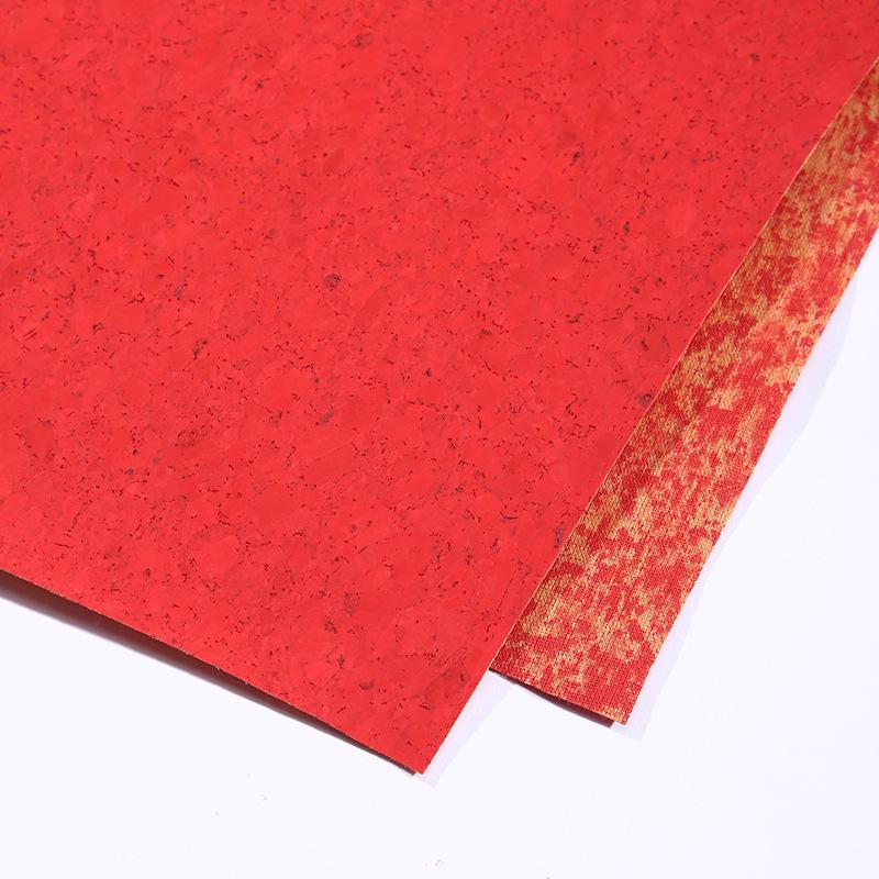 100x138cm Soft Natural Cork PU Leather Fabric for DIY Furniture Background Bags Sofa Car Decoration Upholstery Craft Material
