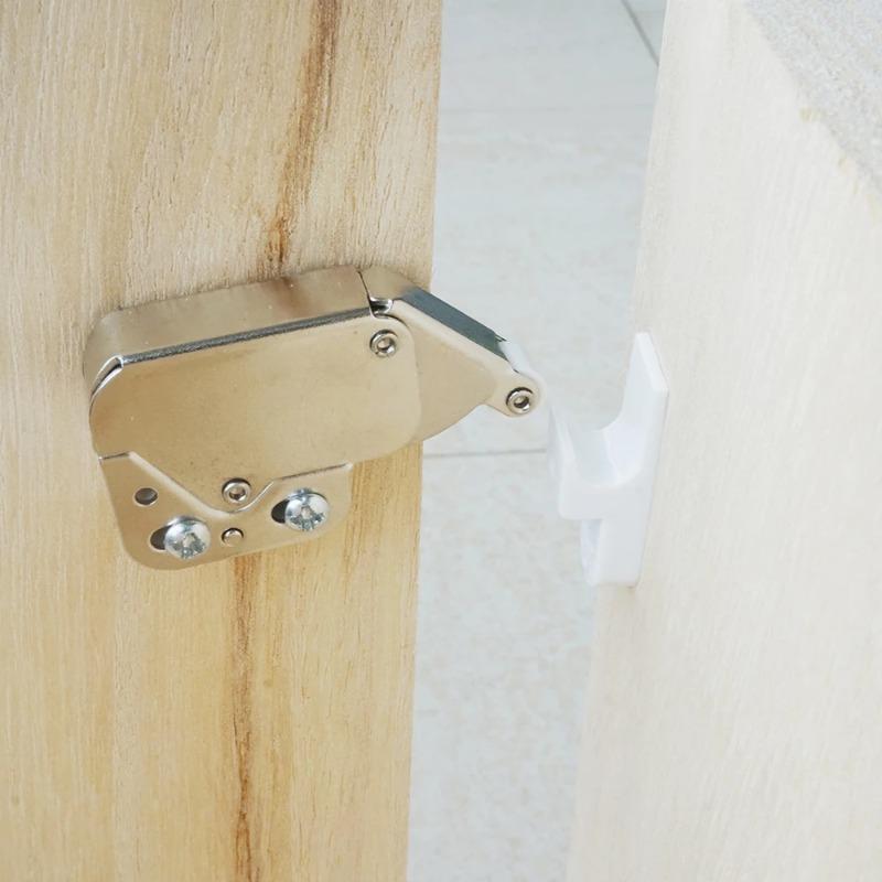 5/2/1 Sets Mini Latch Touch Latch Spring Push to Open Catch For Cabinet Handle-Less Doors