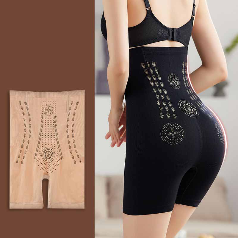 Nahtlose Sicherheitshose Damen Shorts Hohe Taille Bauchhose Postpartale Body Shaper Komfort Boxershorts Rockshorts