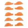 5 Pairs Lash Perm Pads Reusable Soft Orange Silicone Eyealsh Perm Rods for Beauty Makeup