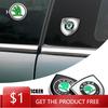 Autoaufkleber Auto Styling 3D Metall Schild Emblem Karosserie Seitenfenster Aufkleber Zubehör für Skoda KAMIQ KAROQ RAPID Octavia 2 FABIA