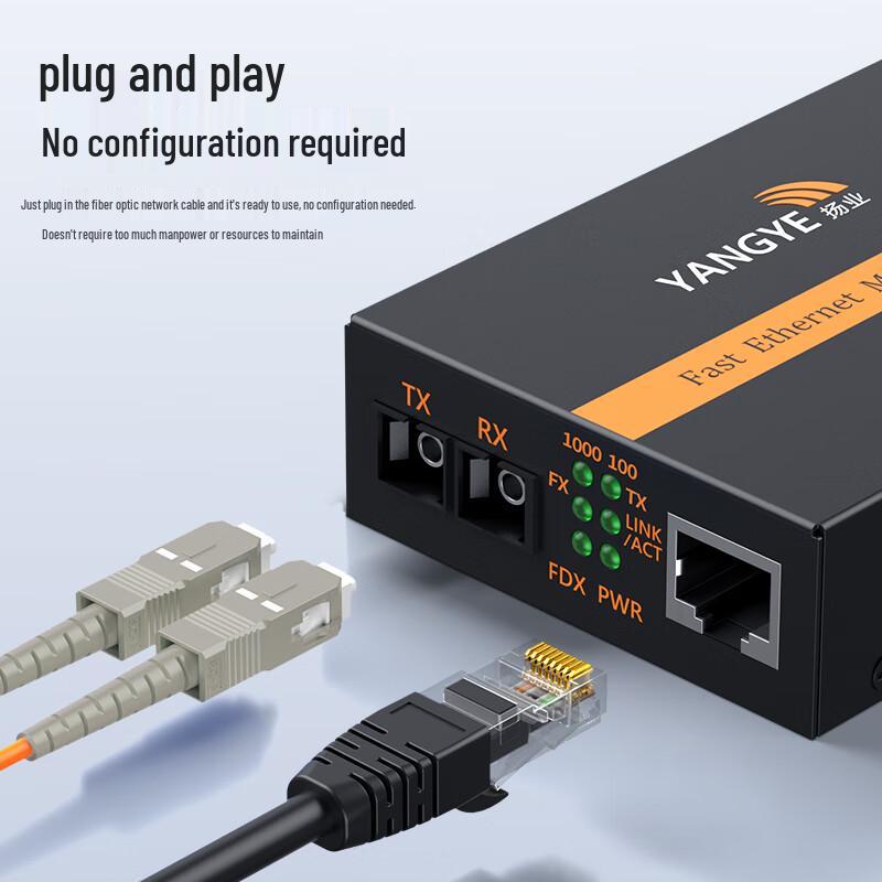 Yangye Gigabit Multimode Fiber Optic Transceiver