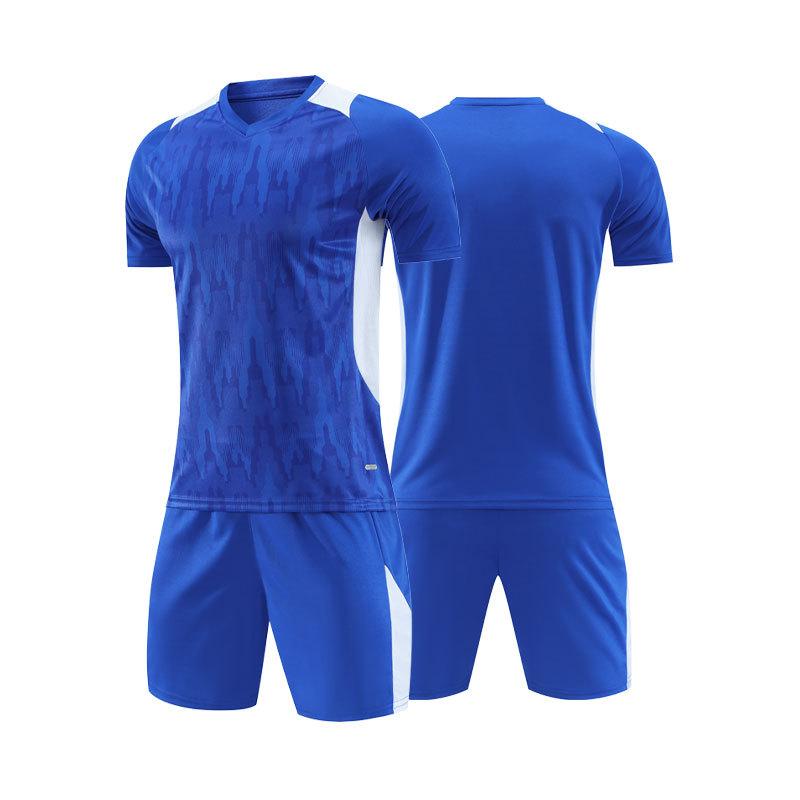 Kurzärmeliges Fußballtrikot für Erwachsene und Kinder, Spiel- und Trainingsshirt, Schnelltrocknend, Atmungsaktiv, Bedrucktes Fußballtrikot