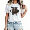 Football Graphic Womens TShirt  Cotton Funny Graphic Short Sleeve Tee Novelty Shirt Casual Crew Neck Top SXl