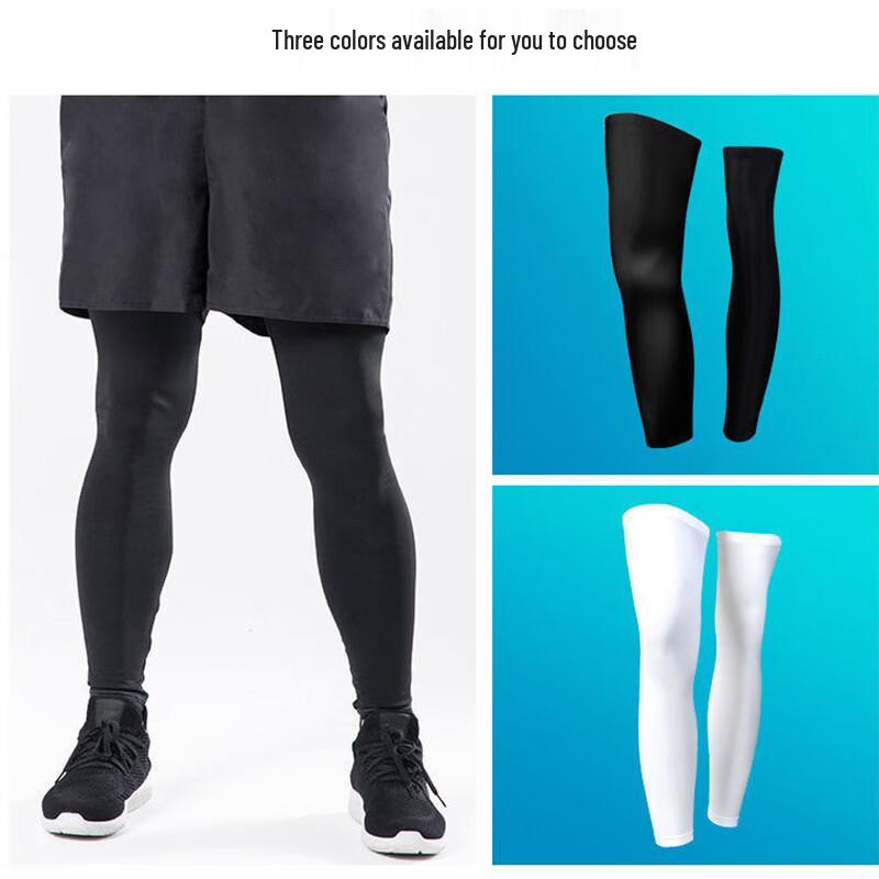 Manchons de jambe protection solaire en soie glacée
