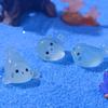 100 Piece Luminously Seal Sculpture Collection Miniature Resins Marine Animal Figurines For Aquariums Decoration