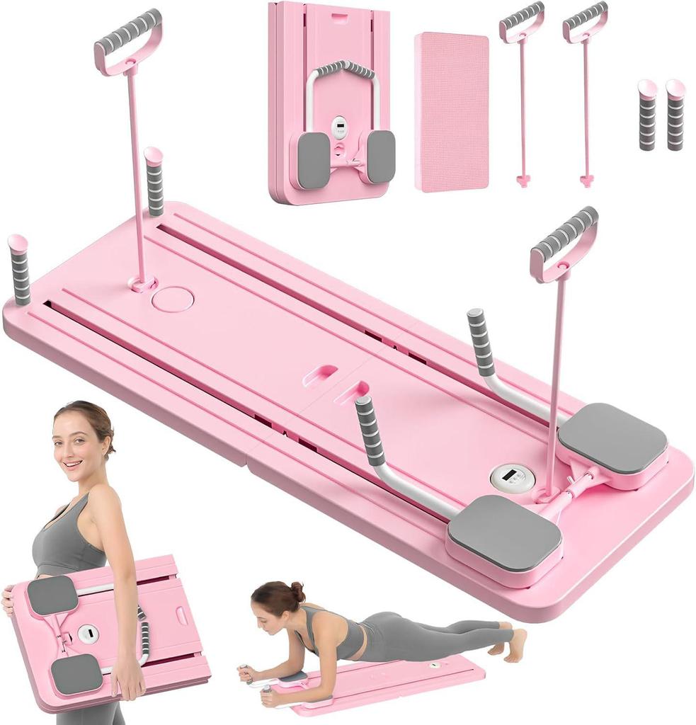 Foldable Multifunctional Fitness Board: Ab Trainer, Chest Muscle Trainer & Pilates Plank Device