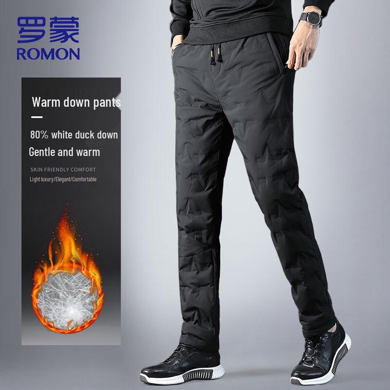 

ROMON Men s Winter Warm 80% Duck Down Pants 2XL