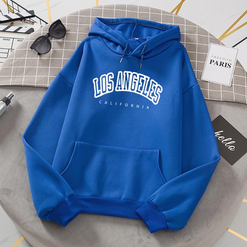 Women's Plus Velvet Hooded Pullover Loose Printed Jacket