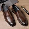 Fashion New Arrival Mens Leather Oxford Shoes Handmade Man Formal Dress Footwear Outdoor Casual Male Walking Shoes Simple Business Shoes