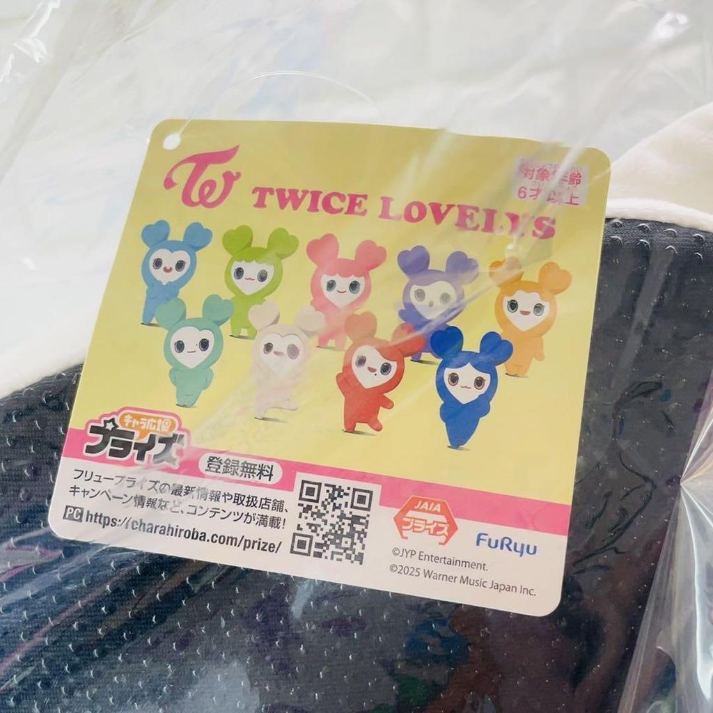 [USED] Dahyun TWICE LOVELYS Plush Slippers + Original Bag