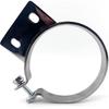5" Chorme Mount Bracket Clamp for Peterbilt Exhaust Stack 379 359 1987-1993 Silver Replaces# 10294
