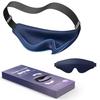Pursay Sleeping Eye Mask Light Blocking X No Eye 3D Light Storage Bag Perfect for Business and Napping [99.99% Pressure] Summer/Winter Mask, Blocking,