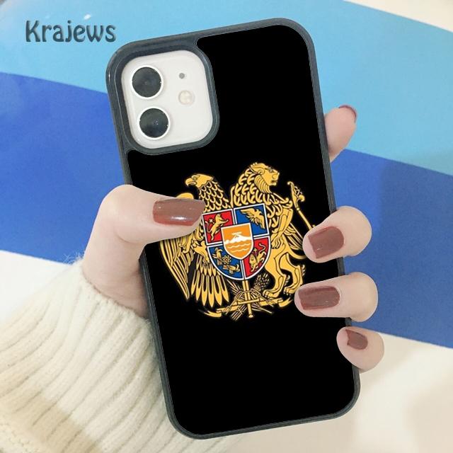 

Krajews Armenia flag Soft Phone Case Cover For iPhone 17 Air 16 15 14 plus 11 12 13 pro ma coque Shell Fundas iPhone 13