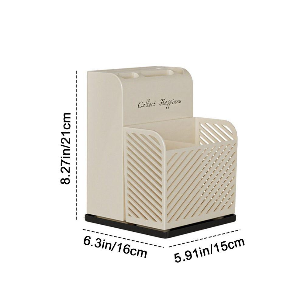 Integrated Chopstick Barrel Beige Tableware Storage Rack Flatware Drainer Storage Box  for Kitchen