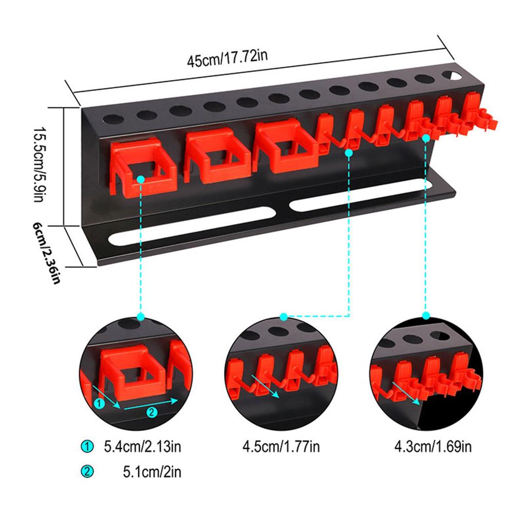 Wall Mount Car Wash Spray Bottle Storage Rack Detailing Brush Organizer  Spray Can Holder Bracket for Car Beauty Garage Home