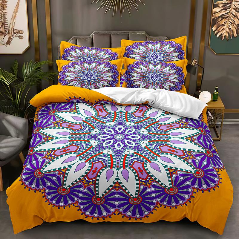Fashion Technology Printing, 3D Digital Printing, Bedding, Duvet Covers, Pillowcases, Three-piece Sets