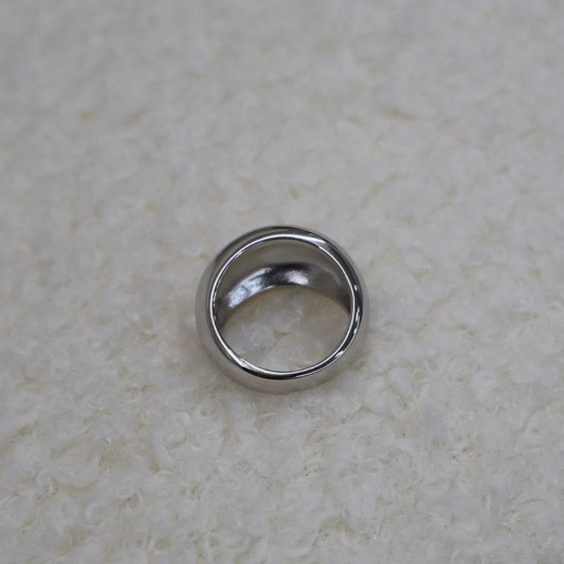 APIOH BOLD SILVER RING