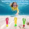 3PCS Artificial Aquatic Plants Pool Training Set Bright Colors Pool Play Toys  Swimming Pool