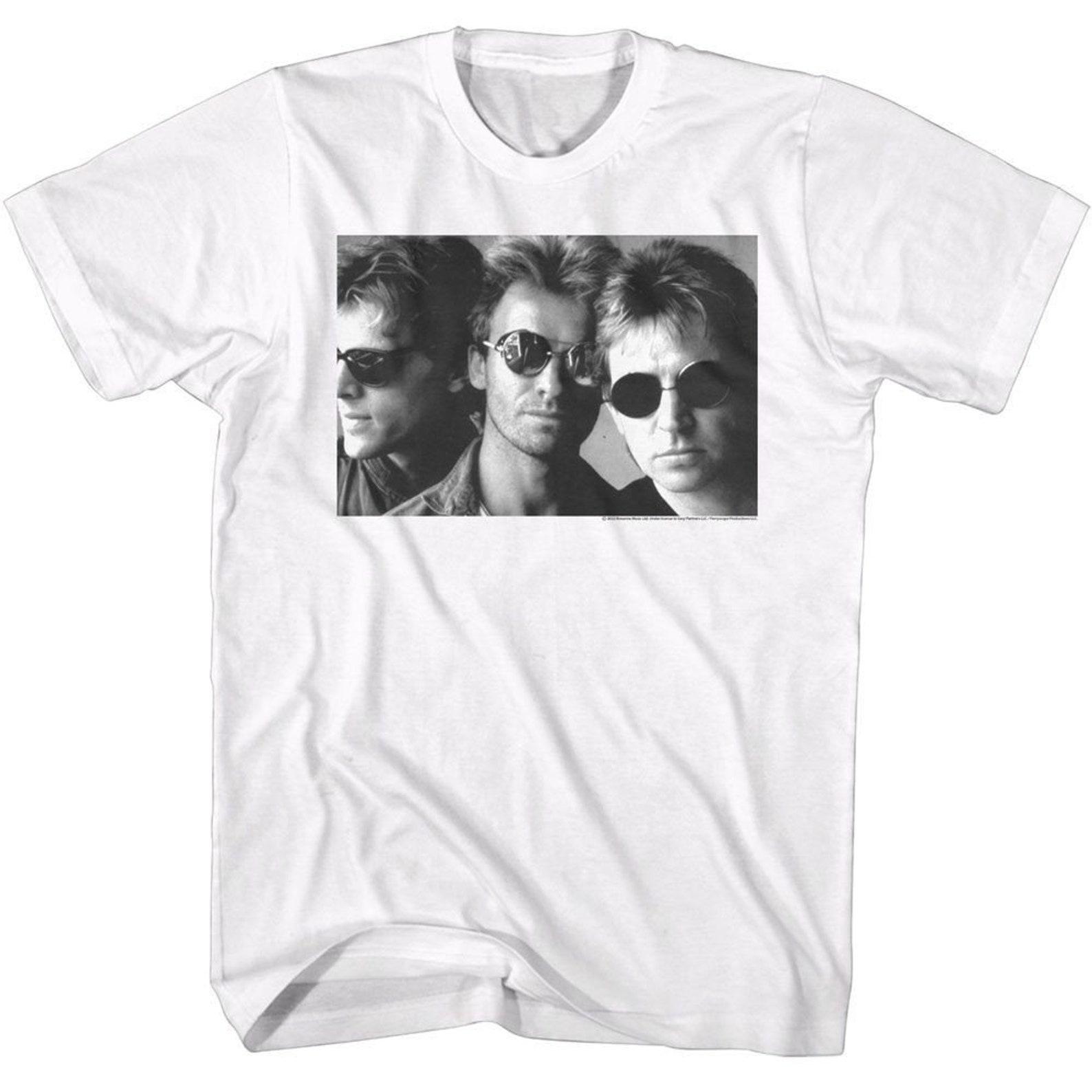 The Police BW Shades White T-Shirt S